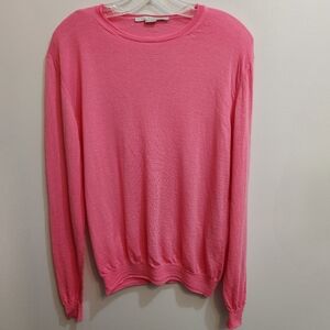 Stella Mccartney Pink Virgin Wool Sweater Size E.U. 44, U.S. (8-10) or Medium